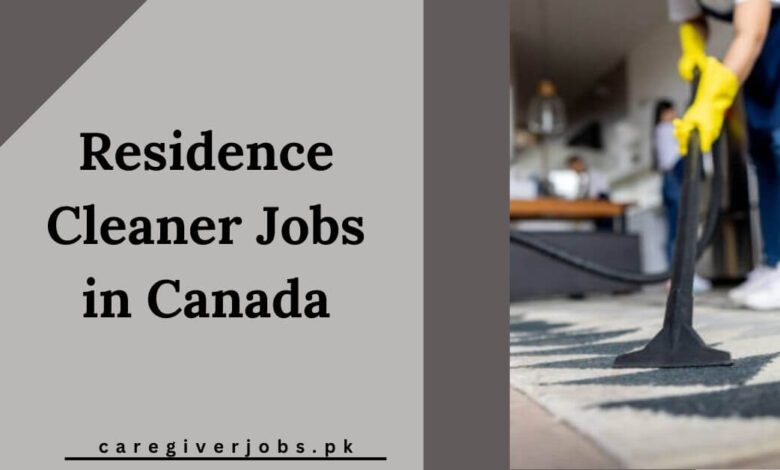 Residence Cleaner Jobs in Canada