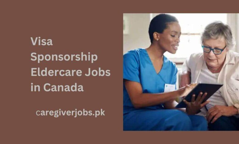 Visa Sponsorship Eldercare Jobs in Canada