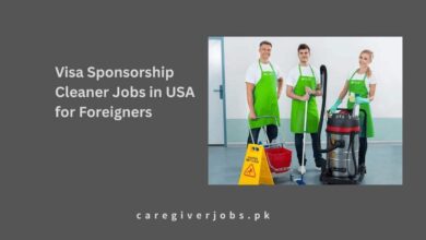 Visa Sponsorship Cleaner Jobs in USA for Foreigners