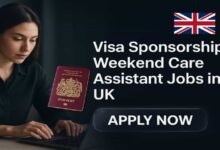 Visa Sponsorship Weekend Care Assistant Jobs in UK