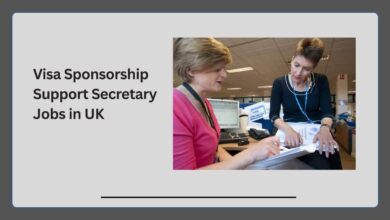 Visa Sponsorship Support Secretary Jobs in UK