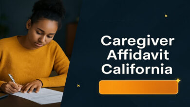 Caregiver Affidavit California